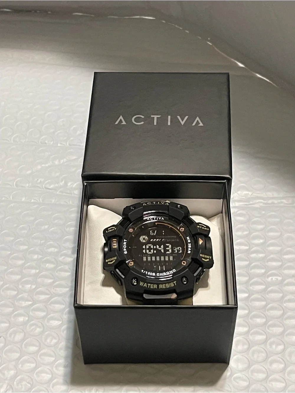 Activa Armour X Invicta Men's Digital Watch - 50mm. Camouflage. Khaki